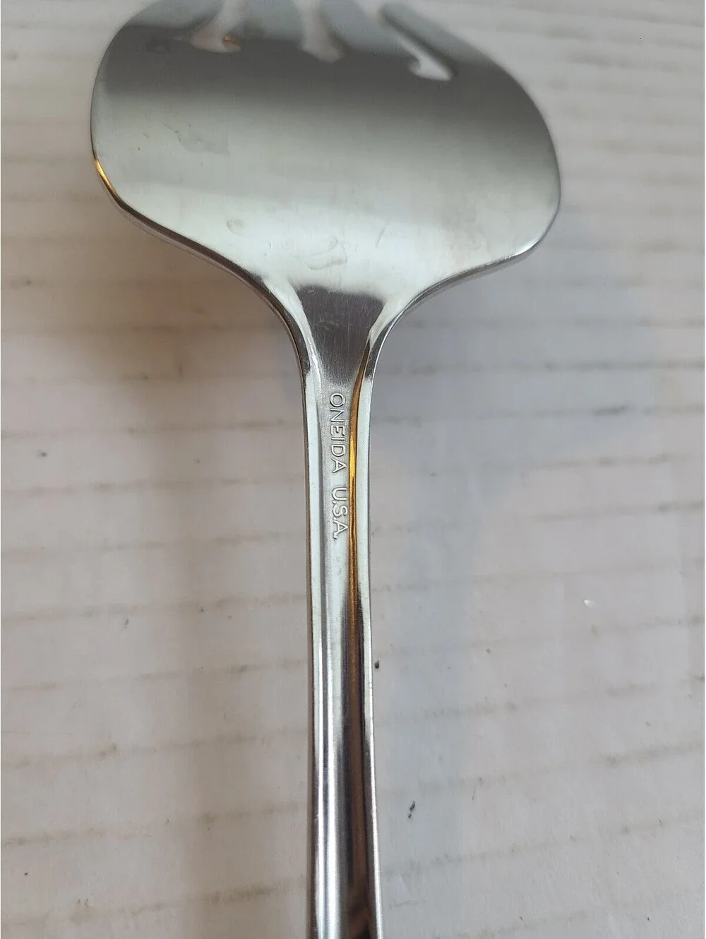 Oneida Bancroft Fortune Vintage Stainless Steel Meat Serving Fork